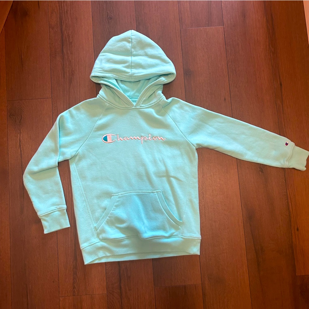 Champion Kids Aqua Hoodie